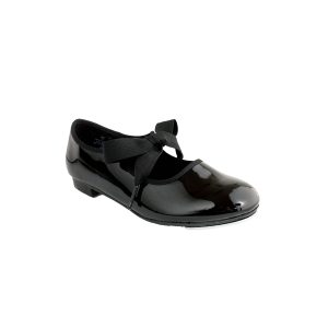Tierney Youth Black Patent Tap Shoes