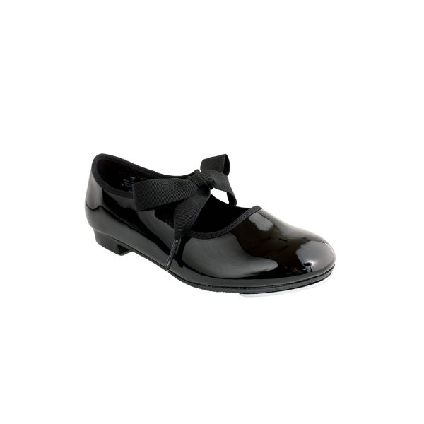 Tierney Youth Black Patent Tap Shoes