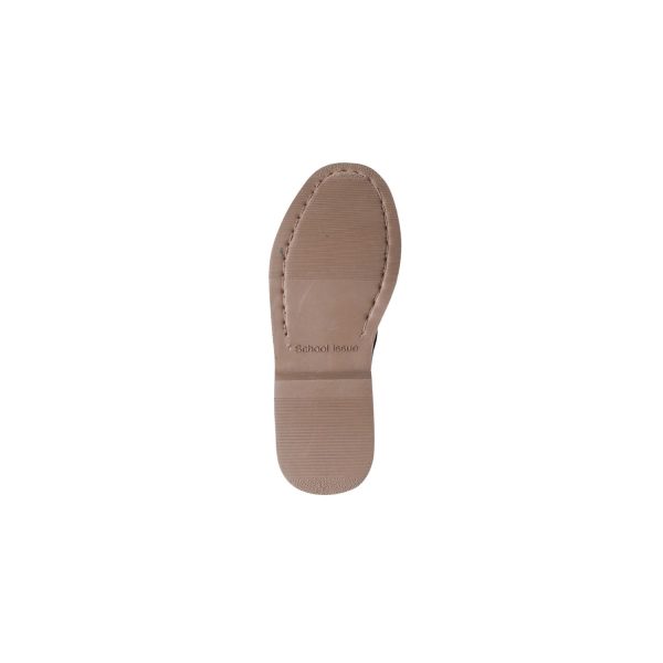 <span>Upper Class</span> Women’s Navy Leather Oxfords Tan Sole - Image 5