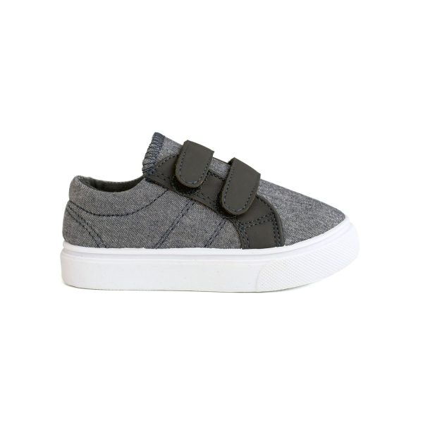 <span>Warren</span> Toddler Denim Double Strap Sneakers - Image 2