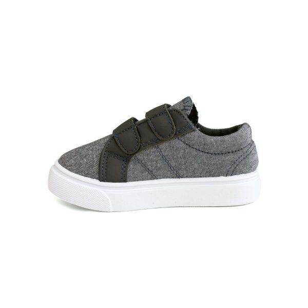 <span>Warren</span> Toddler Denim Double Strap Sneakers - Image 4