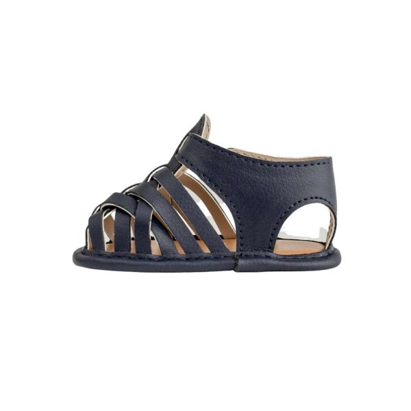 <span>Wesley</span> Infant Navy Pebbled PU Fisherman Sandal - Image 3