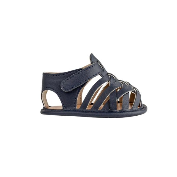 <span>Wesley</span> Infant Navy Pebbled PU Fisherman Sandal - Image 7