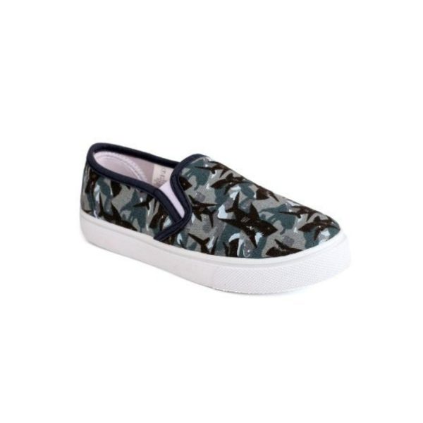Will Toddler Canvas Twin Gore Shark Sneakers