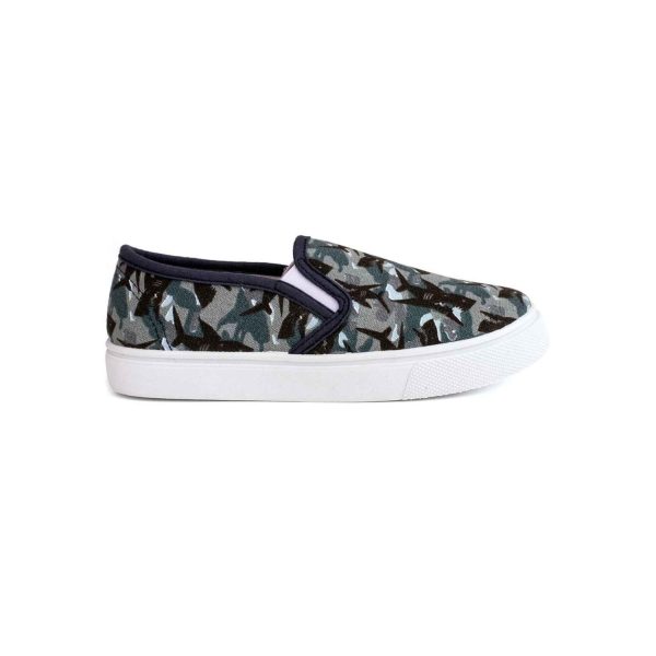 <span>Will</span> Youth Canvas Twin Gore Shark Sneakers - Image 2