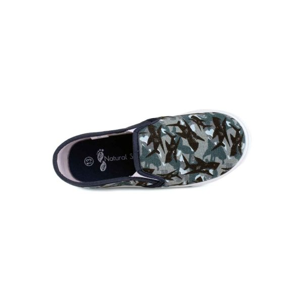 <span>Will</span> Youth Canvas Twin Gore Shark Sneakers - Image 6