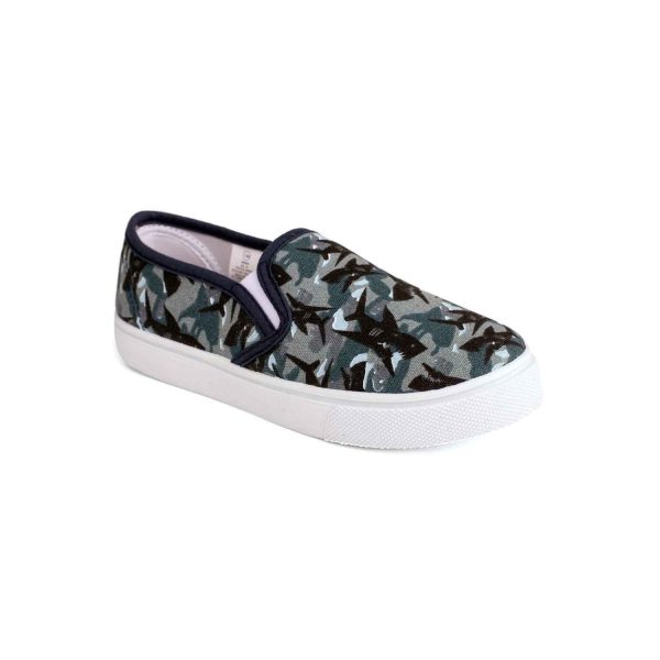 Will Youth Canvas Twin Gore Shark Sneakers