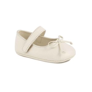 Ashlyn Infant Ivory Mary Jane Flats with Bows
