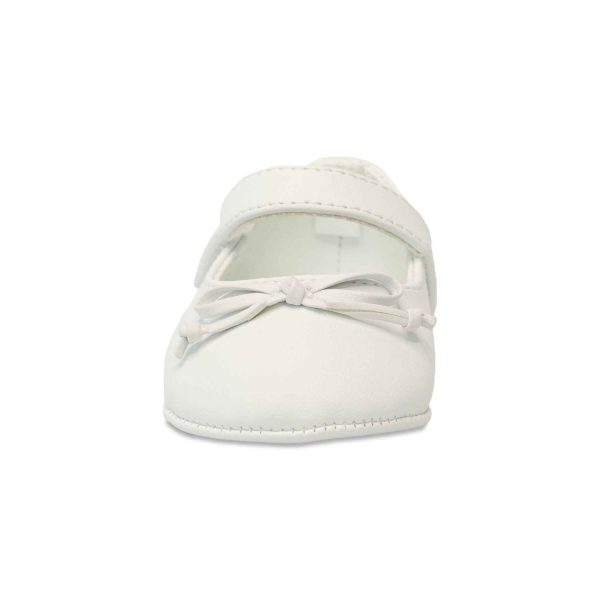 <span>Ashlyn</span> Infant White Mary Jane Flats with Bows - Image 3