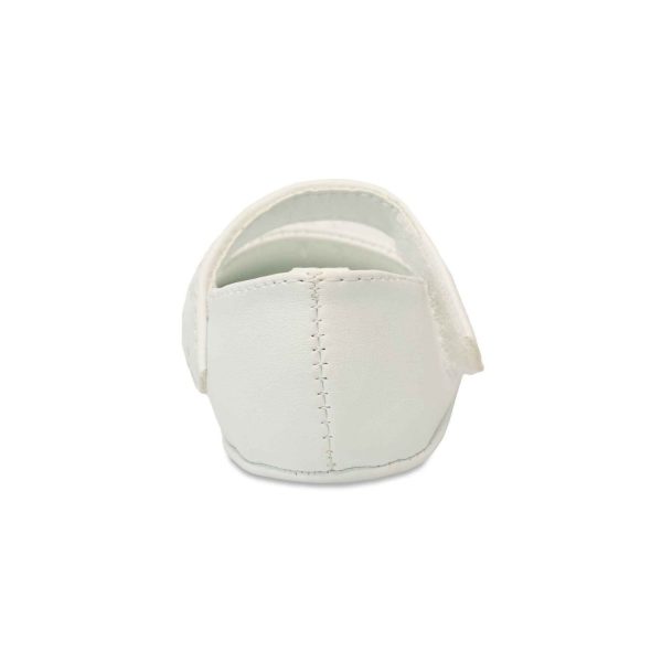 <span>Ashlyn</span> Infant White Mary Jane Flats with Bows - Image 4