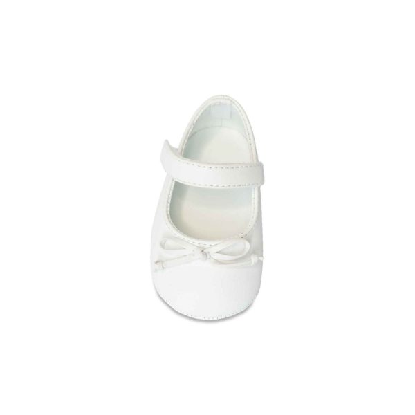 <span>Ashlyn</span> Infant White Mary Jane Flats with Bows - Image 6