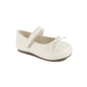 ASHLYN Toddler Ivory Mary Jane Dress Flats