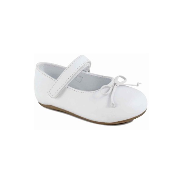 Ashlyn Toddler White Mary Jane Dress Flats