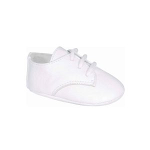 Austin Infant White Lambskin Oxfords