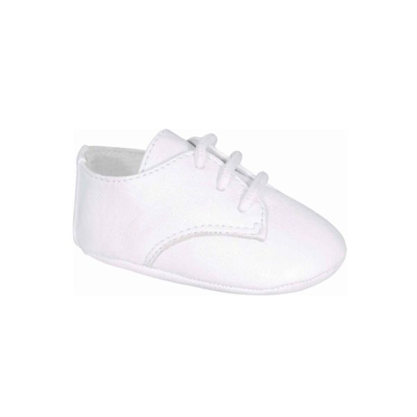 Austin Infant White Lambskin Oxfords