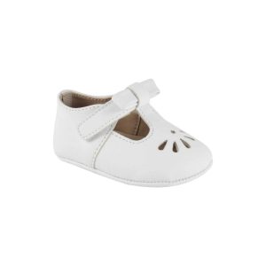 <span>Brynna</span> Infant Classic White T-Straps for Baby Girls