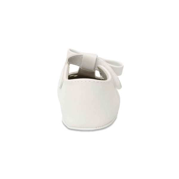 <span>Brynna</span> Infant Classic White T-Straps for Baby Girls - Image 5
