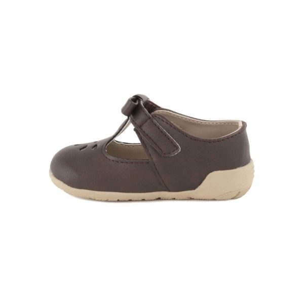 <span>Brynna</span> Classic Brown T-Straps for Toddler Girls - Image 2