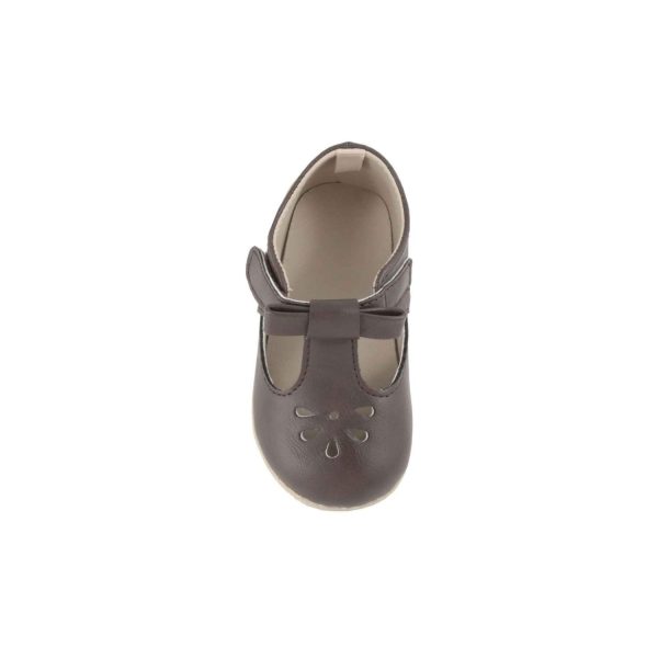 <span>Brynna</span> Classic Brown T-Straps for Toddler Girls - Image 3