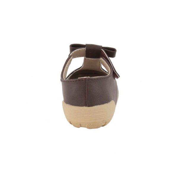 <span>Brynna</span> Classic Brown T-Straps for Toddler Girls - Image 4