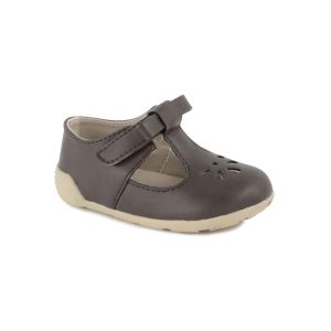 Brynna Classic Brown T-Straps for Toddler Girls