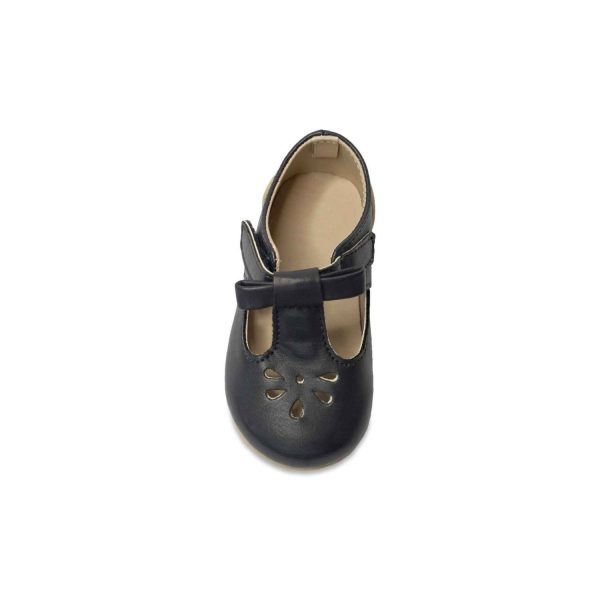 <span>Brynna</span> Classic Navy T-Straps for Toddler Girls - Image 3