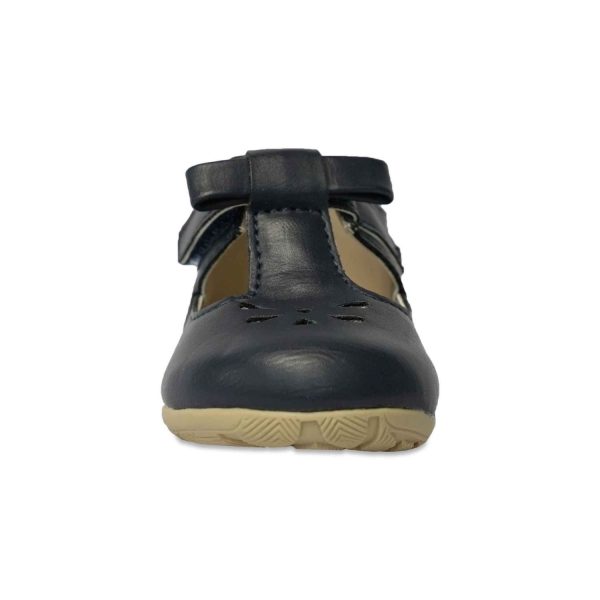 <span>Brynna</span> Classic Navy T-Straps for Toddler Girls - Image 4