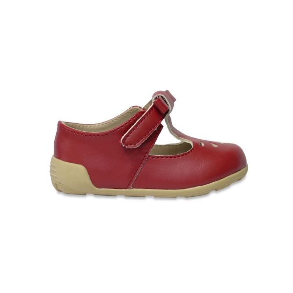 <span>Brynna</span> Classic Red T-Straps for Toddler Girls - Image 2