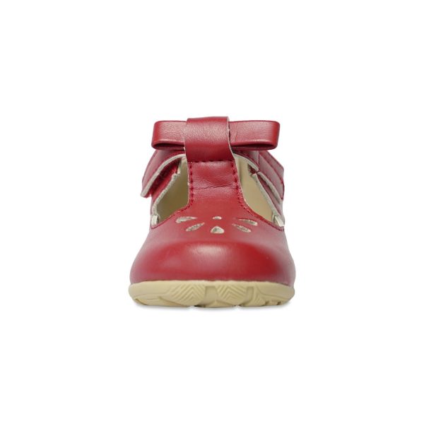 <span>Brynna</span> Classic Red T-Straps for Toddler Girls - Image 4