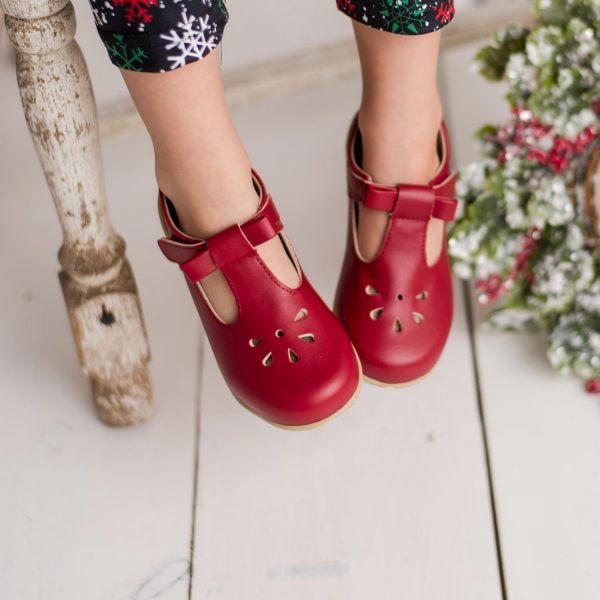 <span>Brynna</span> Classic Red T-Straps for Toddler Girls - Image 7
