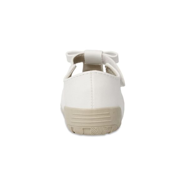 <span>Brynna</span> Classic White T-Straps for Toddler Girls - Image 4