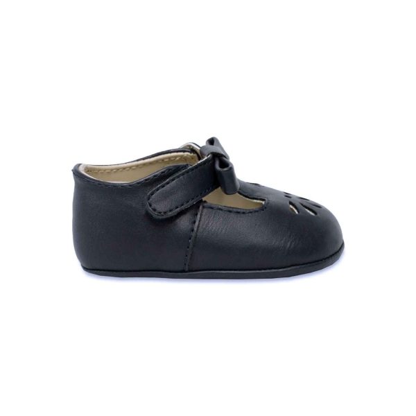 <span>Brynna</span> Infant Classic Navy T-Straps for Baby Girls - Image 2
