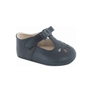 Brynna Infant Classic Navy T-Straps for Baby Girls