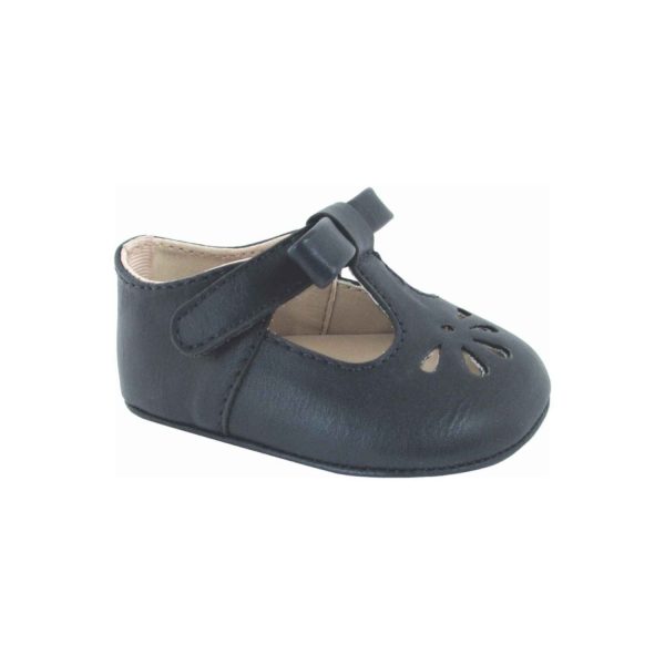 Brynna Infant Classic Navy T-Straps for Baby Girls