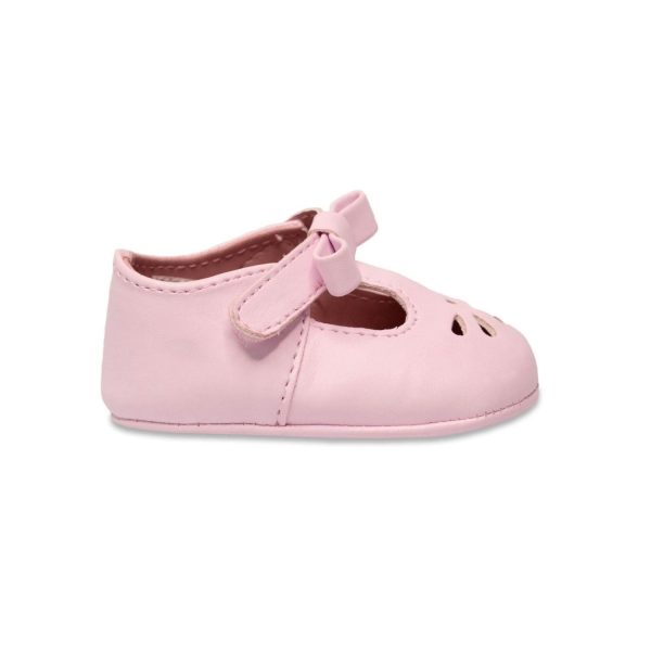 <span>Brynna</span> Infant Classic Pink T-Straps for Baby Girls - Image 2