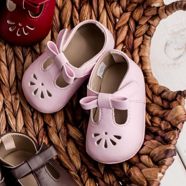 <span>Brynna</span> Infant Classic Pink T-Straps for Baby Girls - Image 7