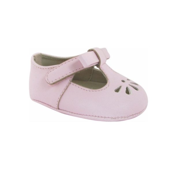 Brynna Infant Classic Pink T-Straps for Baby Girls