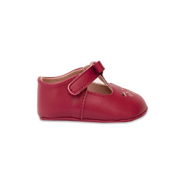 <span>Brynna</span> Infant Classic Red T-Straps for Baby Girls - Image 2