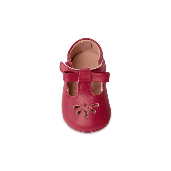<span>Brynna</span> Infant Classic Red T-Straps for Baby Girls - Image 3