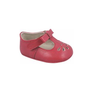 <span>Brynna</span> Infant Classic Red T-Straps for Baby Girls