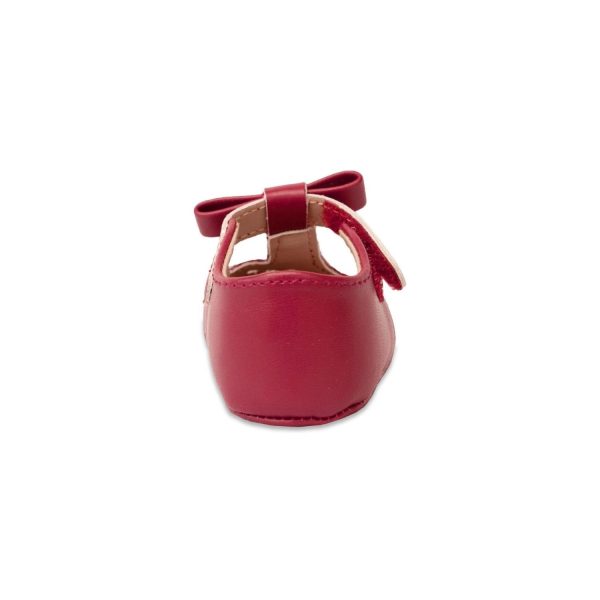 <span>Brynna</span> Infant Classic Red T-Straps for Baby Girls - Image 5