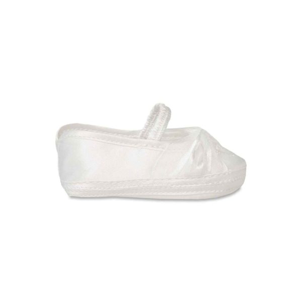 <span>Christina</span> Infant White Satin Mary Janes - Image 2
