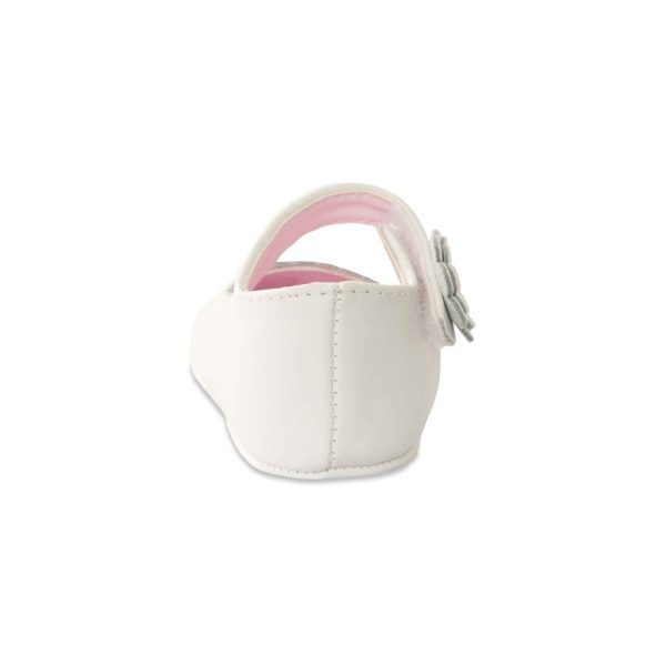 <span>Emma</span> Infant White Leather Mary Jane Flats - Image 5