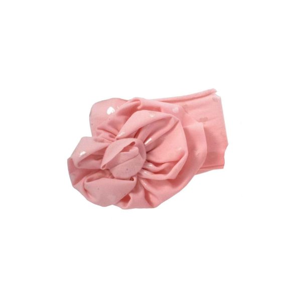 Katie Infant Pink Knit Headband and Peep Toe Gift Set