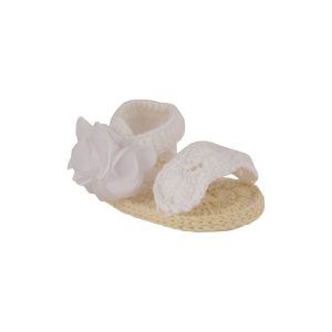 Brittany nfant White Crochet Sandals
