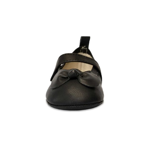 <span>Jaclyn</span> Infant Black Soft Sole Mary Janes with Bow - Image 3