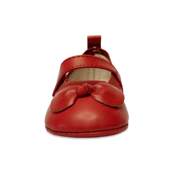 <span>Jaclyn</span> Infant Red Soft Sole Mary Janes - Image 2