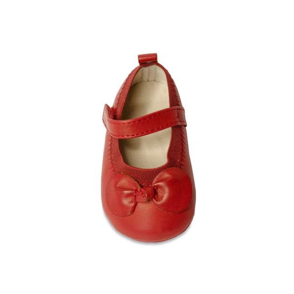 <span>Jaclyn</span> Infant Red Soft Sole Mary Janes - Image 3