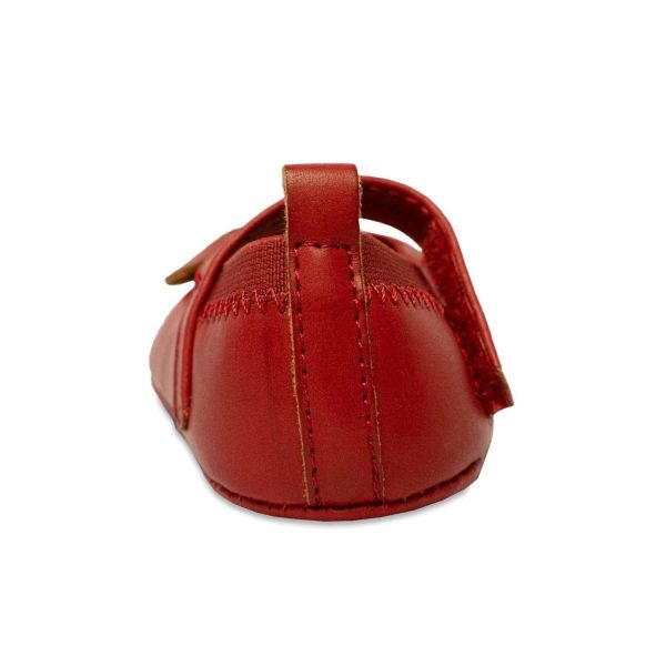 <span>Jaclyn</span> Infant Red Soft Sole Mary Janes - Image 5