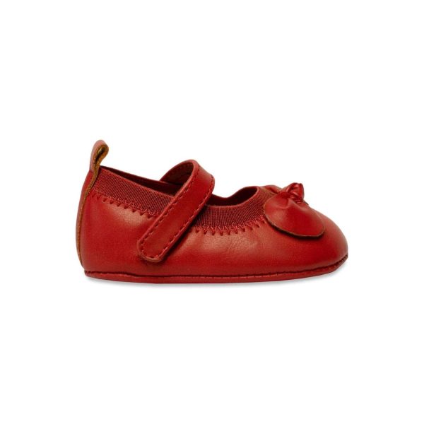 Jaclyn Infant Red Soft Sole Mary Janes